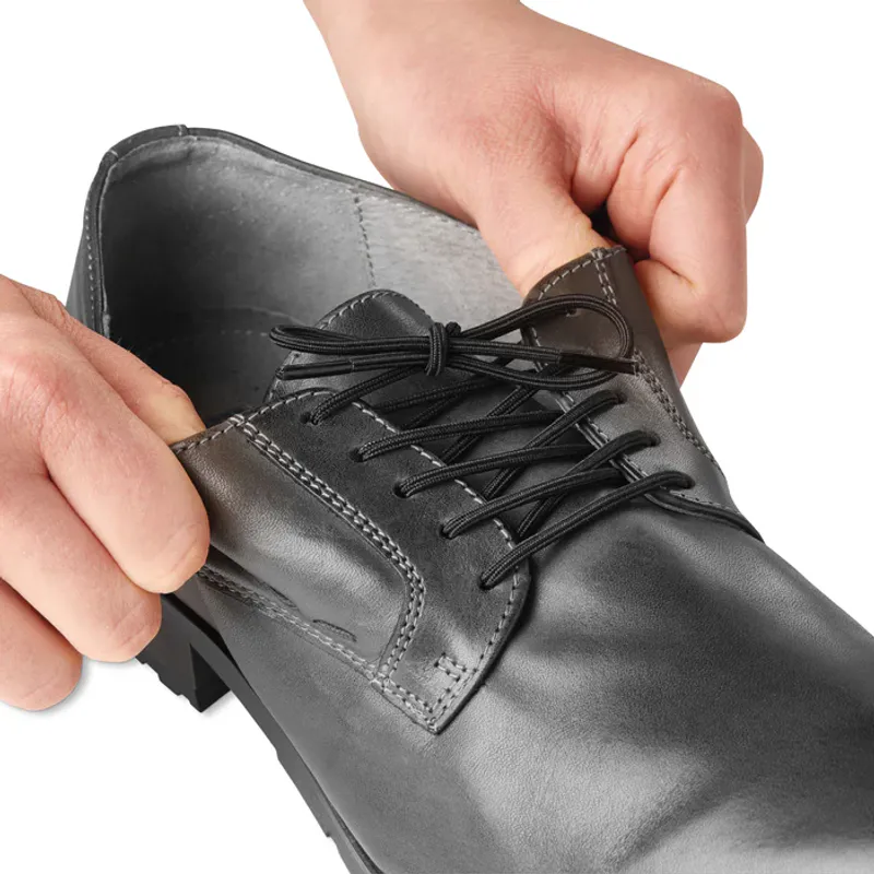 Elastiske skolisser brun