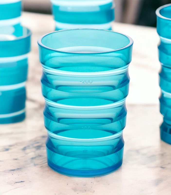 Godt grep kopp blå, 4pk