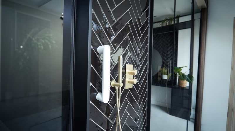 Støttehåndtak Elegant perlehvit