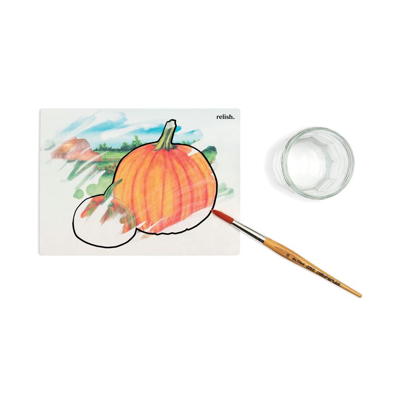 Male med vann- gård